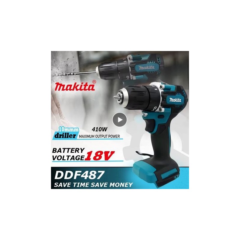 Makita DDF487 Screwdriver Cordless Percussion Drill